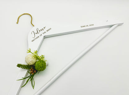 Personalized Bridesmaid Hangers - Wedding Hanger Wooden Engraved Bridal Dress Hanger Name Hangers