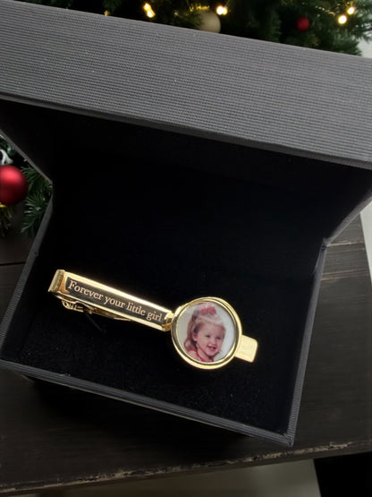 Personalized Photo Tie Clip/Necklace/Earrings