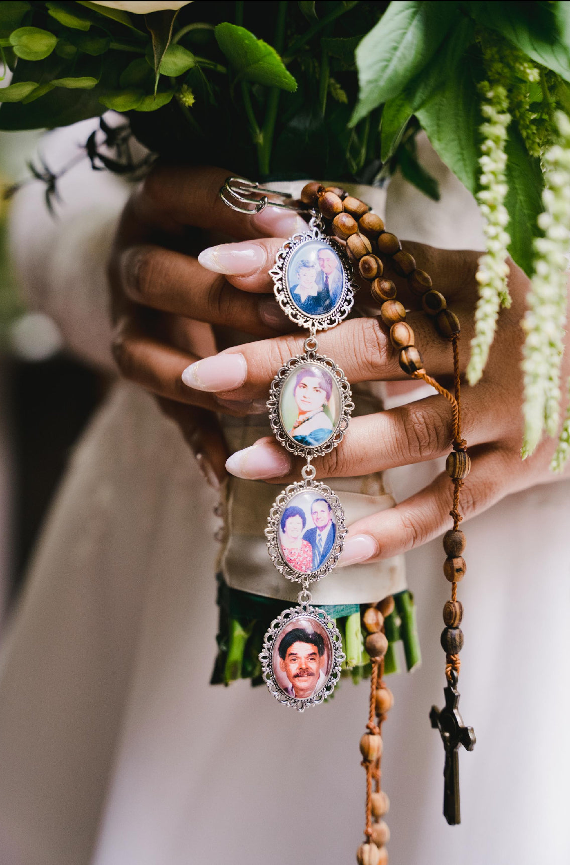 Personalized Bouquet Photo Charm