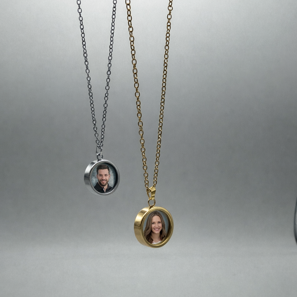 Personalized Photo Tie Clip/Necklace/Earrings