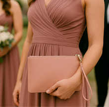 Load image into Gallery viewer, Personalized Clutch/Makeup Bag – Bridesmaid Gift, Maid of Honour Gift, Party Favour, Bachelorette Favor
