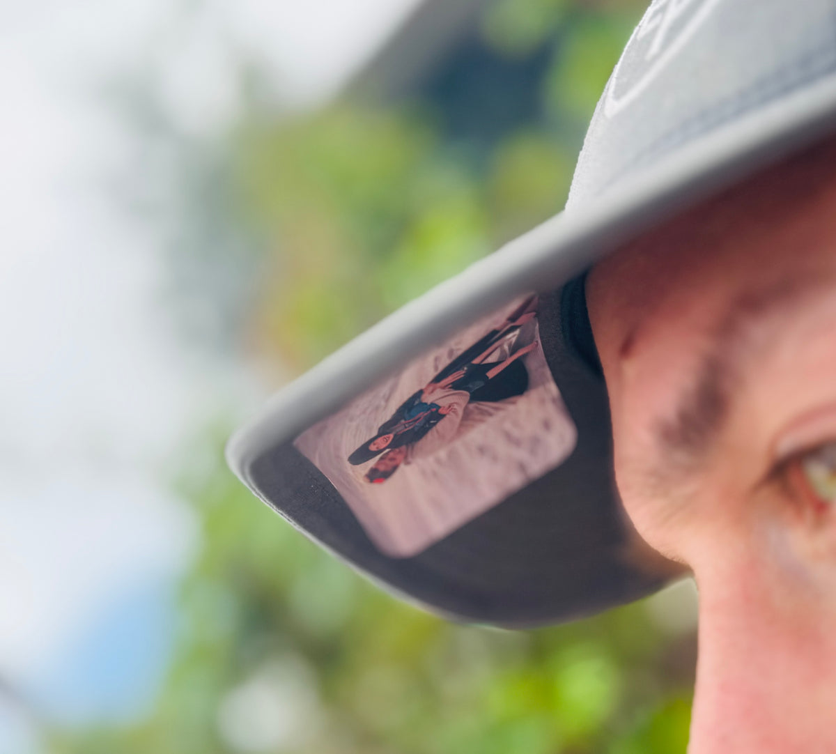 Custom Under-Bill Hat Patch – Photo or Message | Peel & Stick (Permanent or Removable) Perfect gift for Her or Him