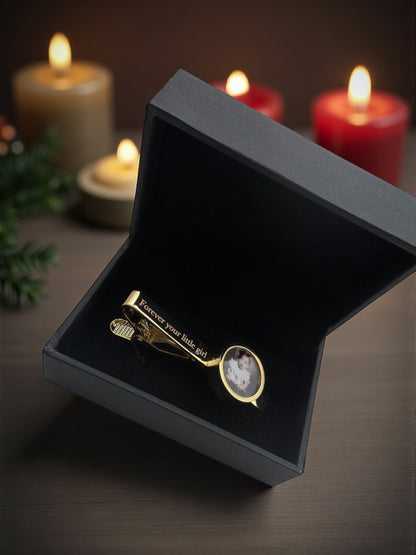 Personalized Photo Tie Clip/Necklace/Earrings