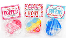 Load image into Gallery viewer, Non-Sugar Pop-It Valentine Keychain Gift | 10 Pack